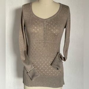 MNG Collection Pointelle LS Sweater, Size M